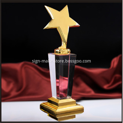 Custom Corporate Crystal Trophy Awards